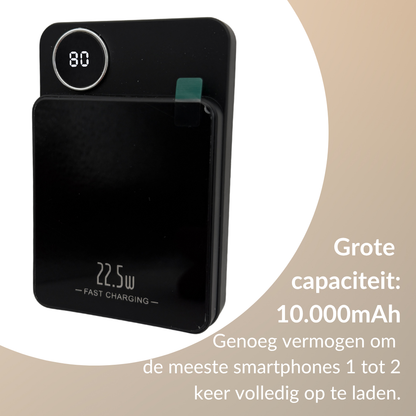 Magcharge 10K Powerbank - Zwart